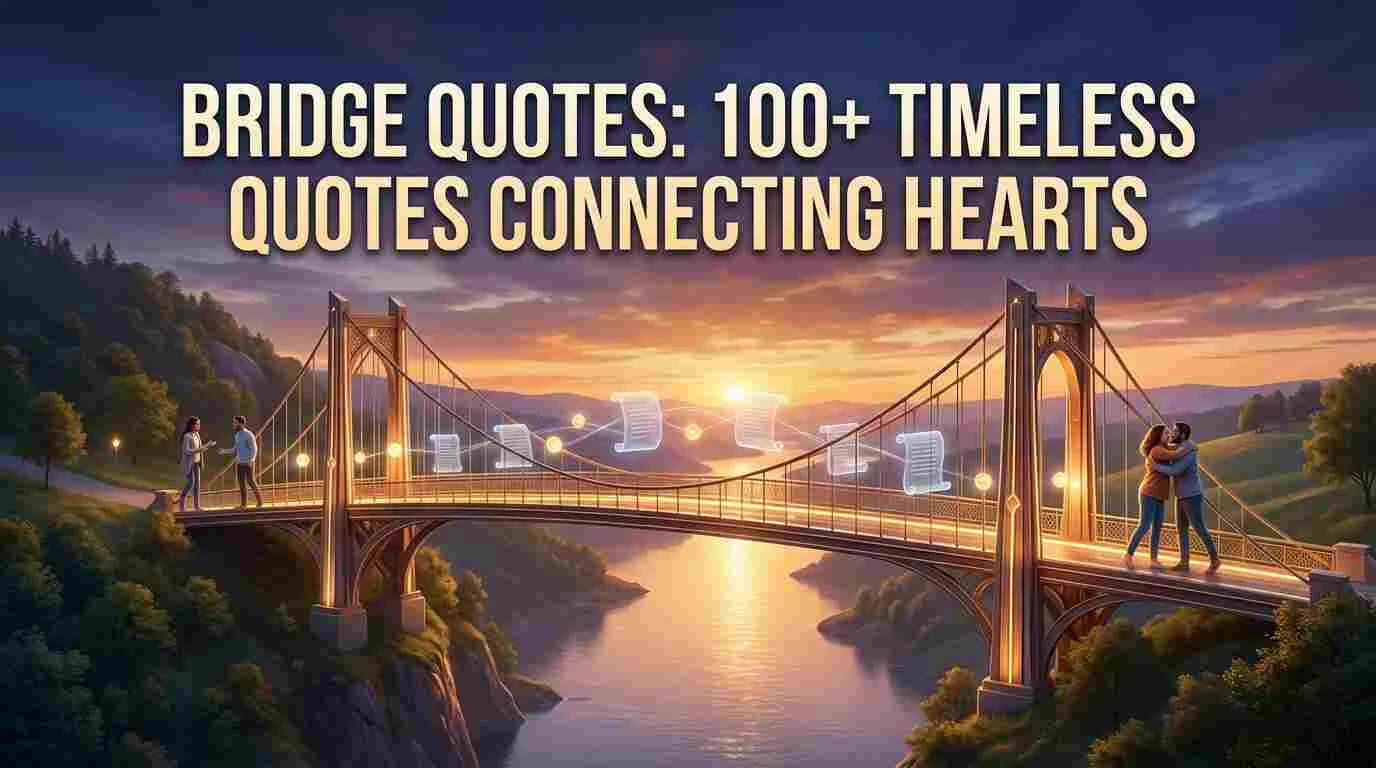 Bridge Quotes: Timeless Quotes Connecting Hearts 