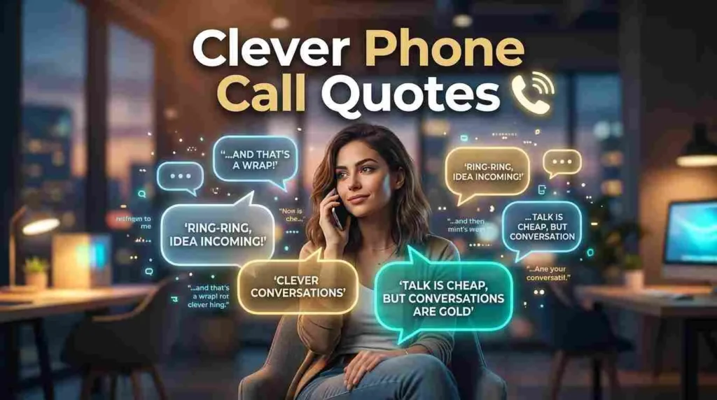 Clever Phone Call Quotes