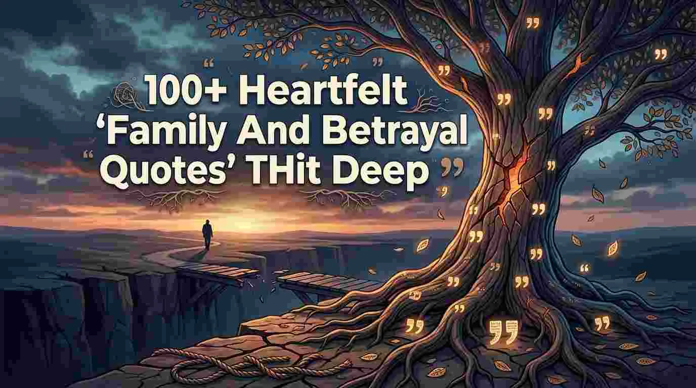 100+ Heartfelt "Family And Betrayal Quotes" That Hit Deep