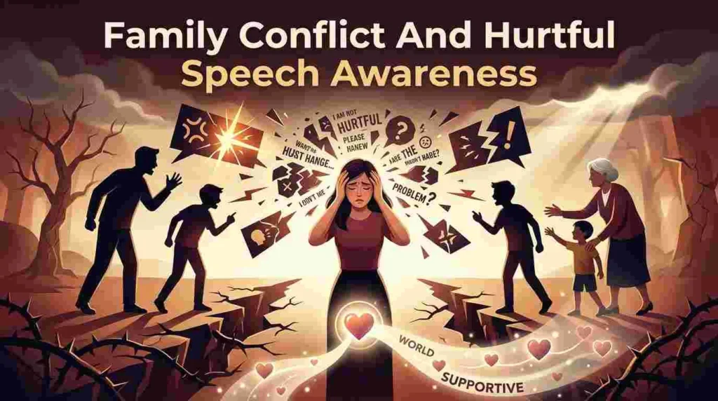 Family Conflict And Hurtful Speech Awareness