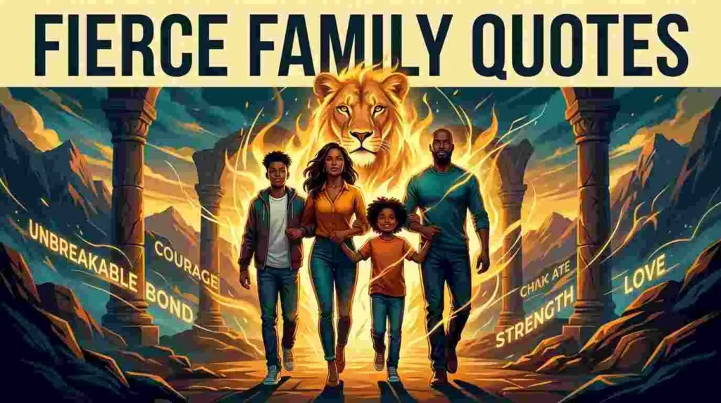 Fierce Family Quotes