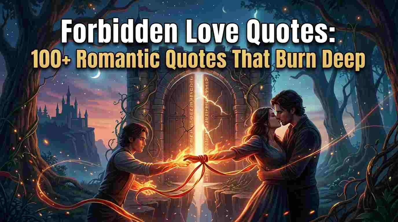 Forbidden Love Quotes:Romantic Quotes That Burn Deep