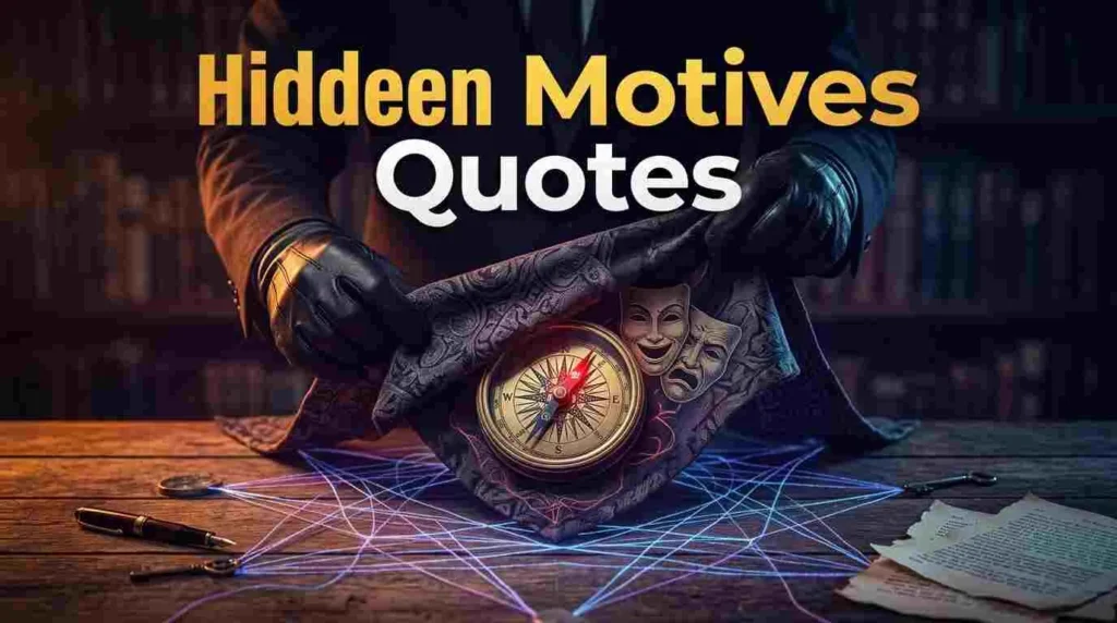 Hidden Motives Quotes