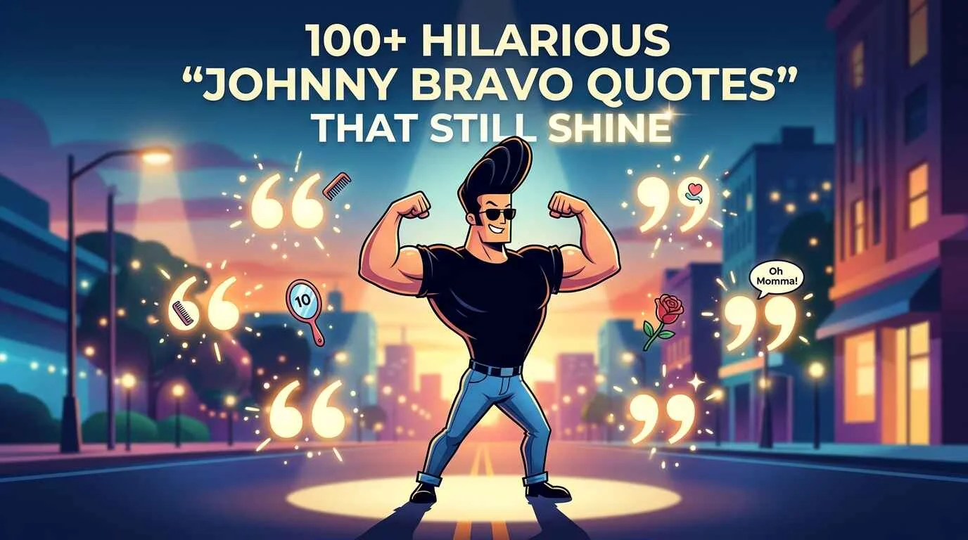 "Johnny Bravo Quotes" funny and confident