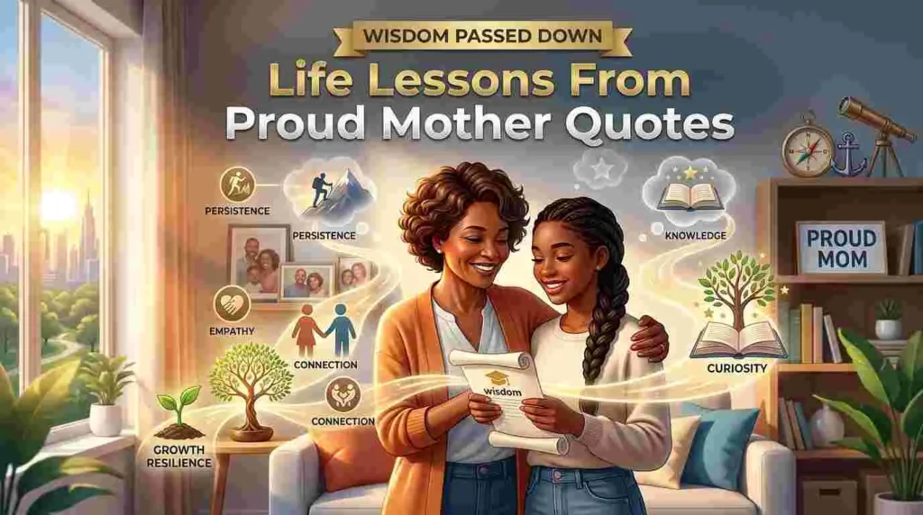 Life Lessons From Proud Mother Quotes