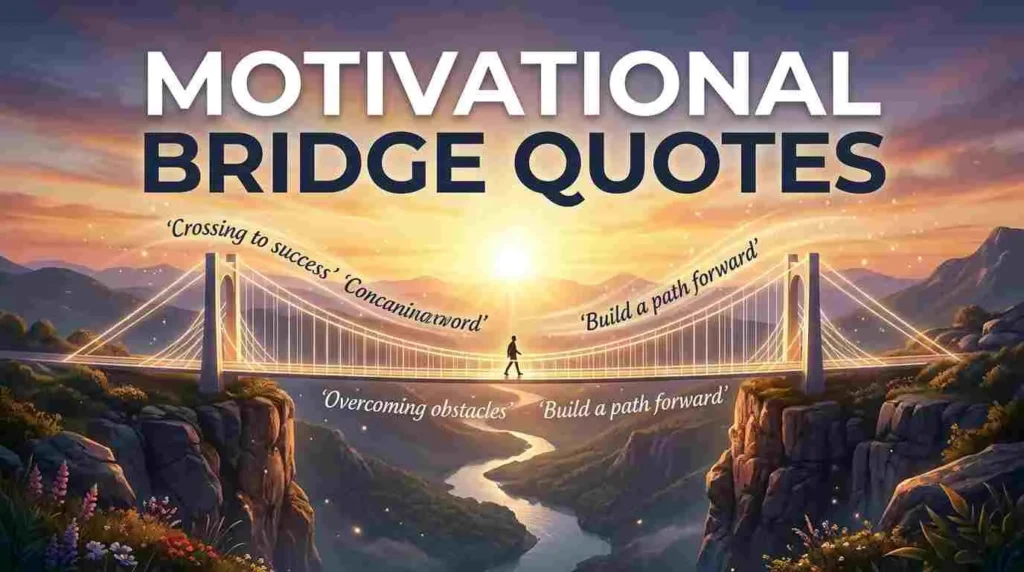 Motivational Bridge Quotes