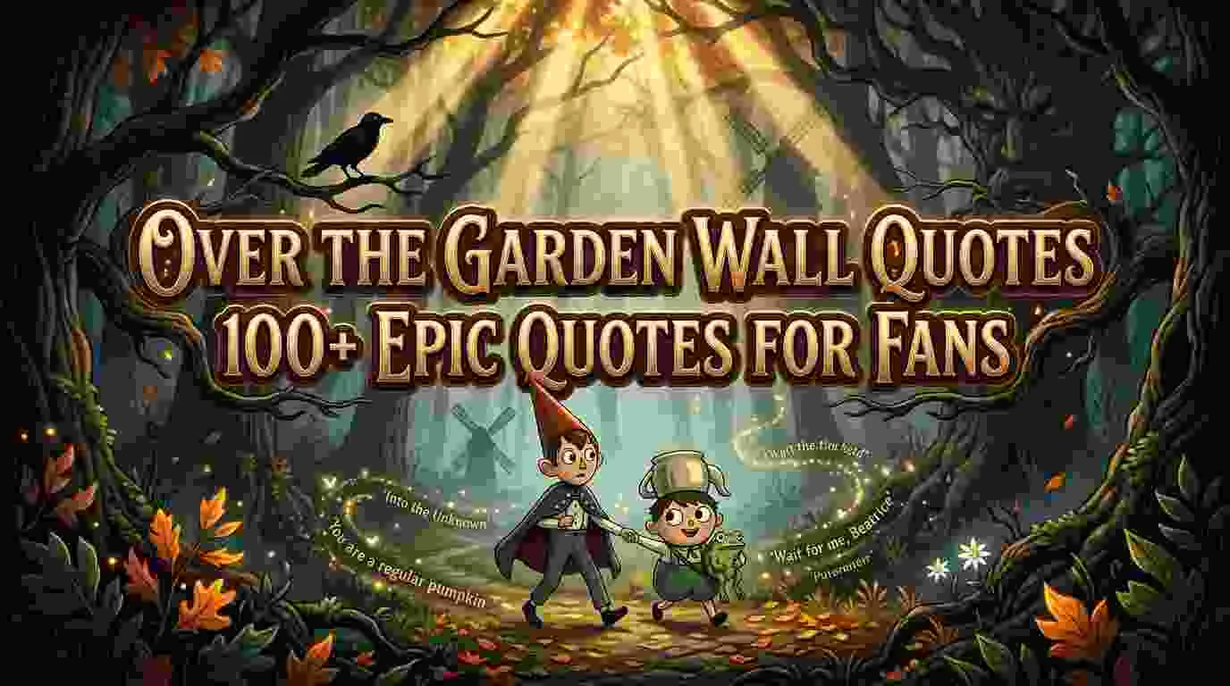 Over the Garden Wall Quotes:100+ Epic Quotes for Fans