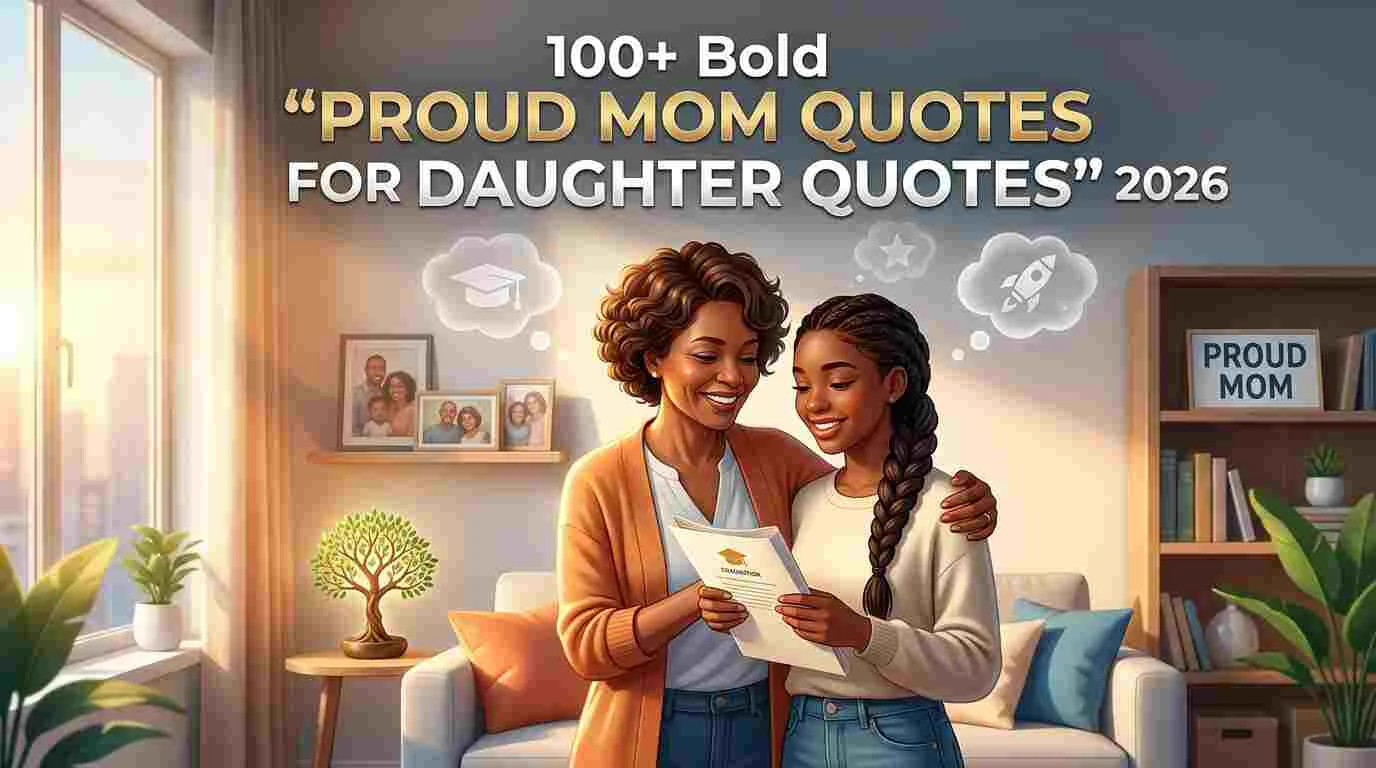 100+ Bold "Proud Mom Quotes For Daughter Quotes 2026