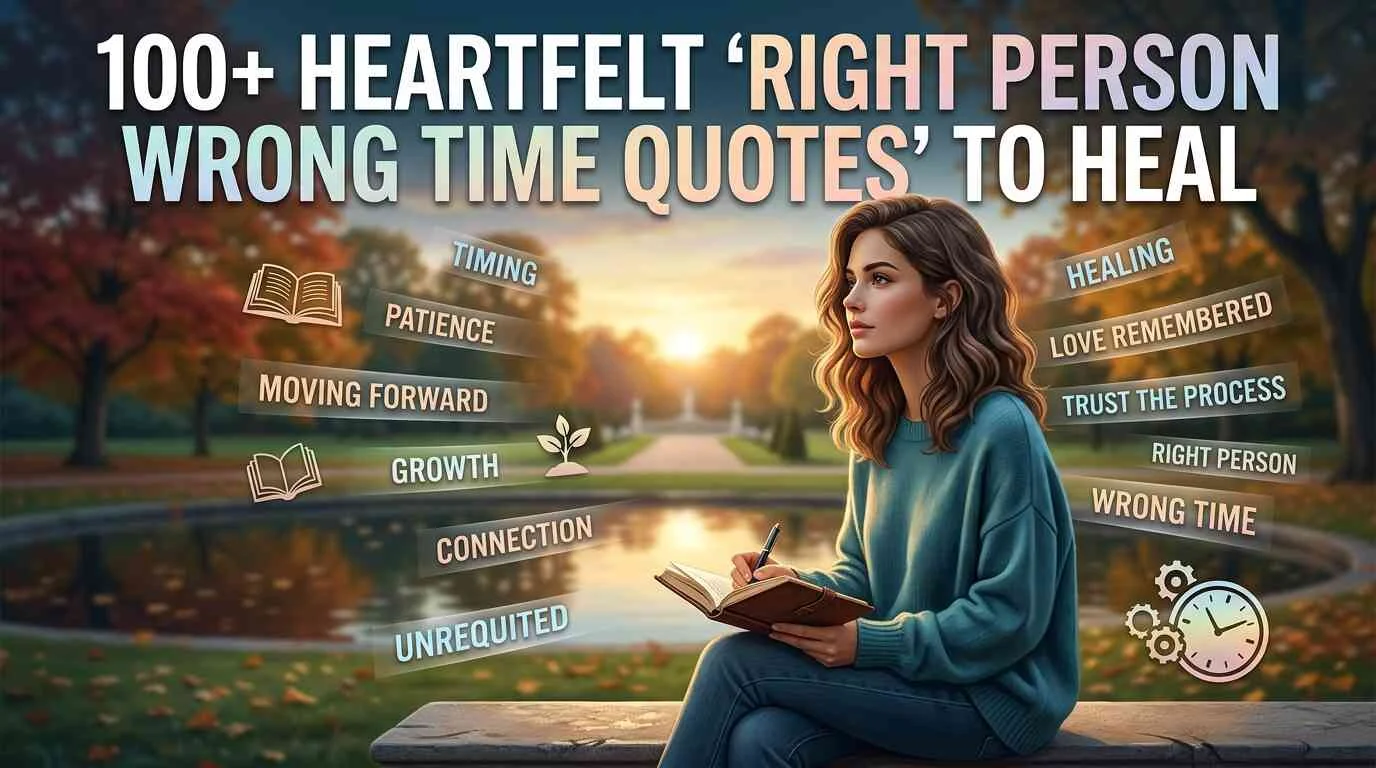 "Right Person Wrong Time": Heartfelt Quotes to Heal