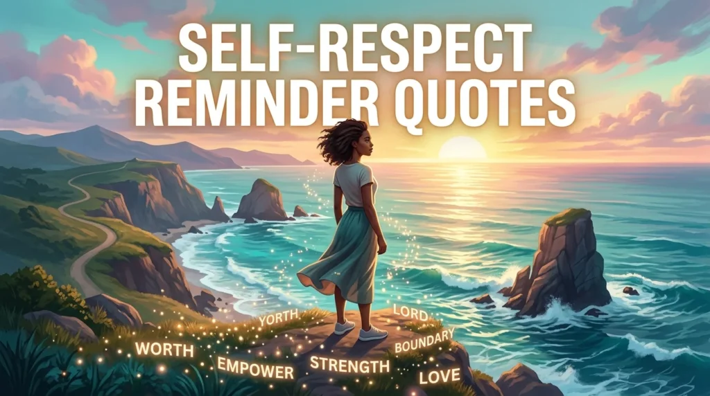 Self-Respect Reminder Quotes