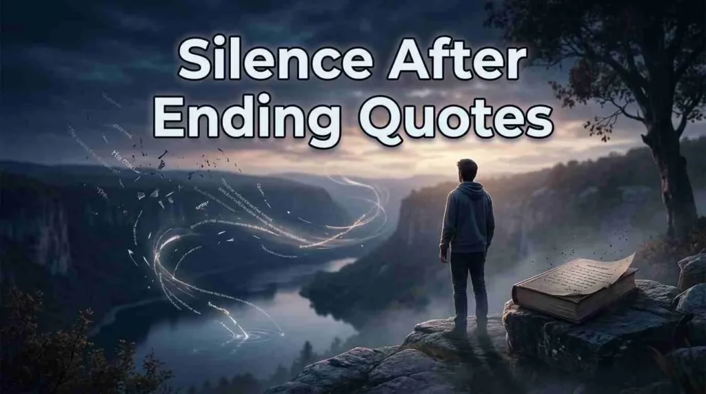 Silence After Ending Quotes