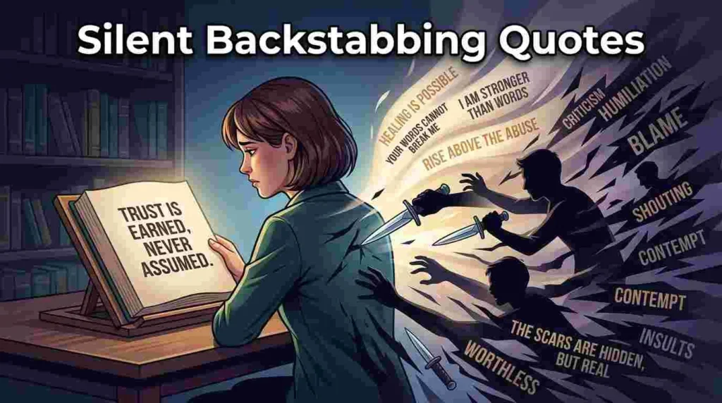 Silent Backstabbing Quotes