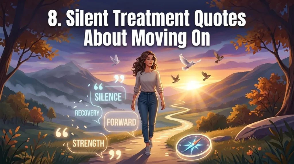 8. Silent Treatment Quotes About Moving On