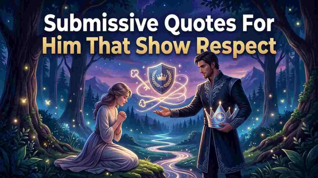 Submissive Quotes For Him That Show Respect