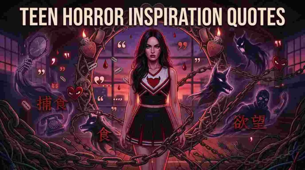 Teen Horror Inspiration Quotes