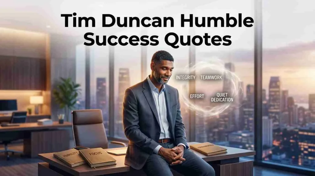 Tim Duncan Humble Success Quotes