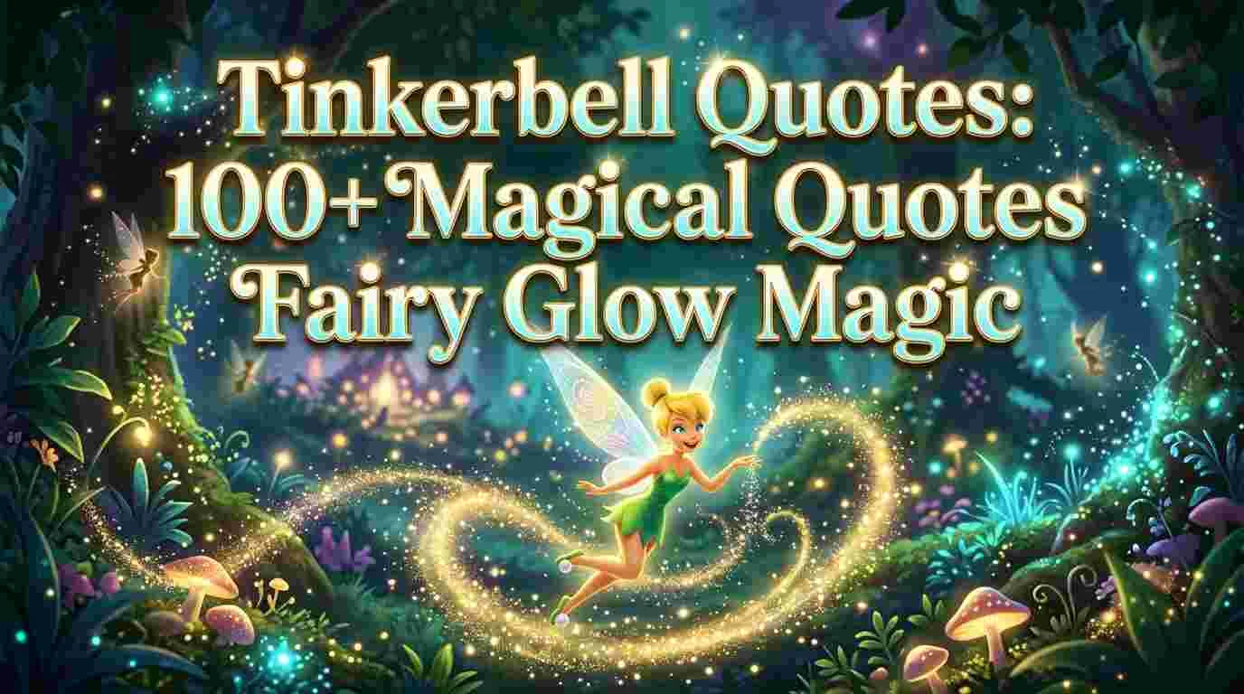 Tinkerbell Quotes: Magical Quotes Fairy Glow Magic
