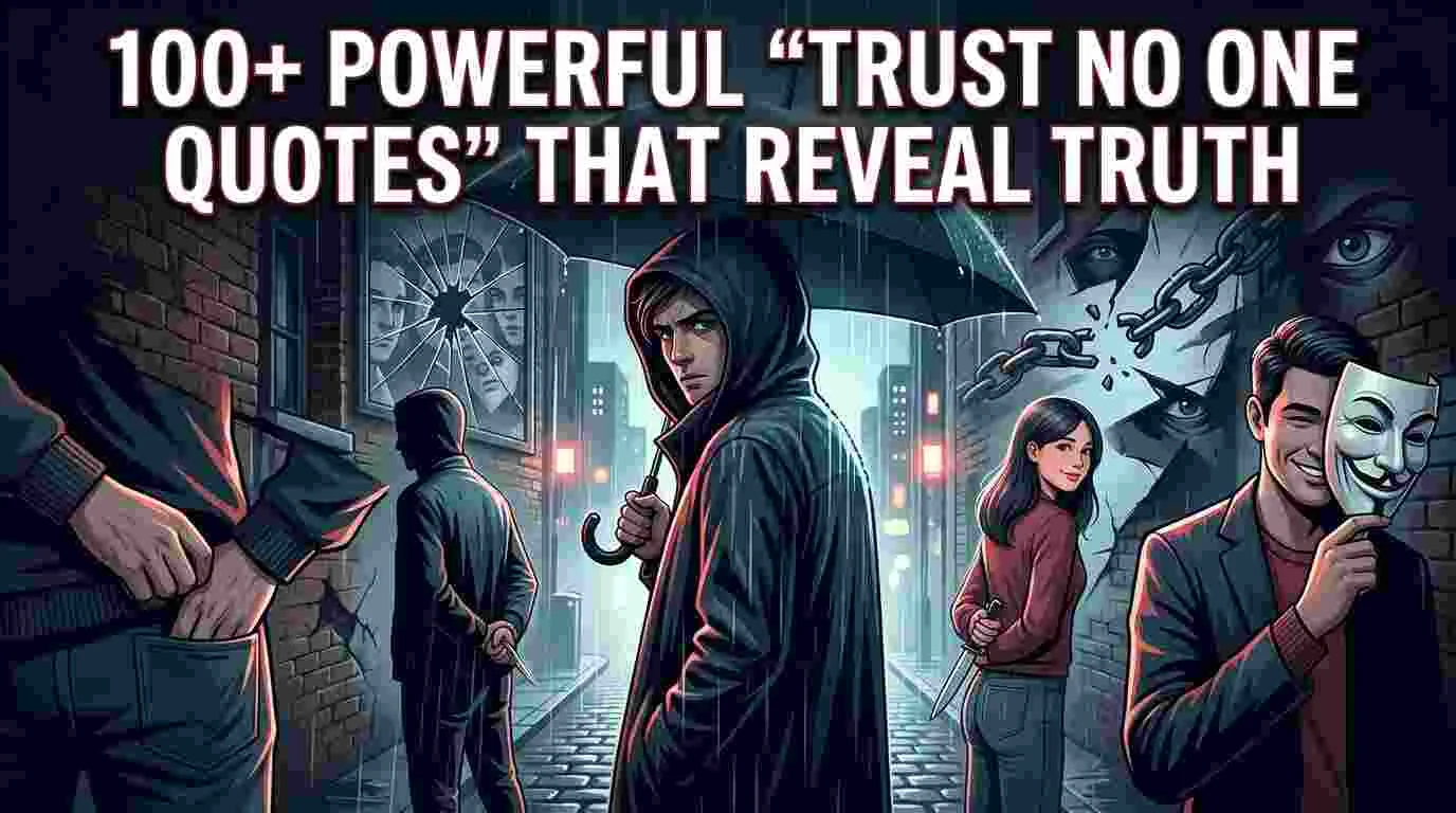 Trust No One Quotes: Powerful Quotes That Reveal Truth