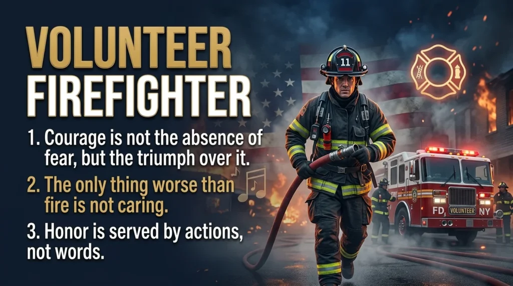 Volunteer Firefighter Quotes