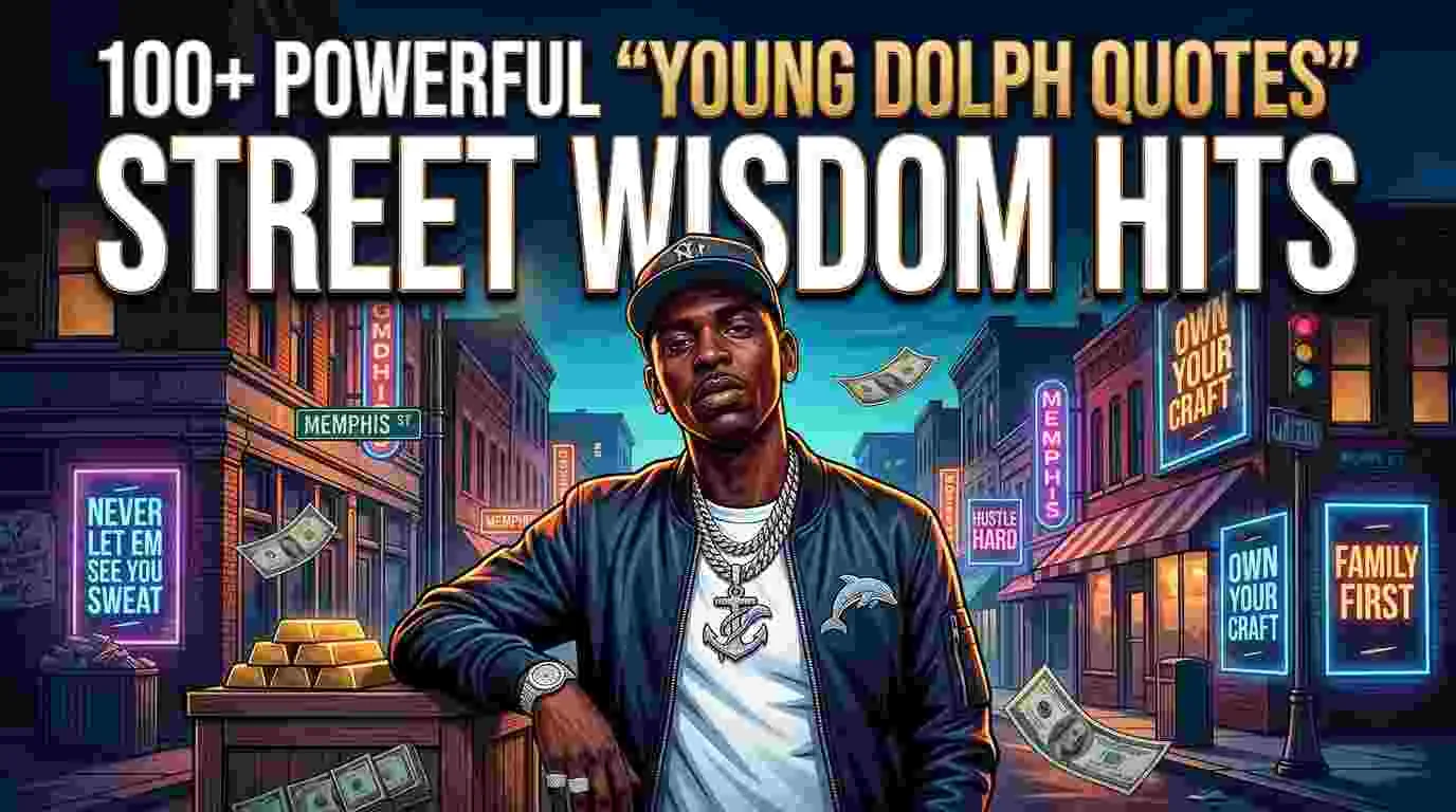 100+ Powerful "Young Dolph Quotes" Street Wisdom Hits