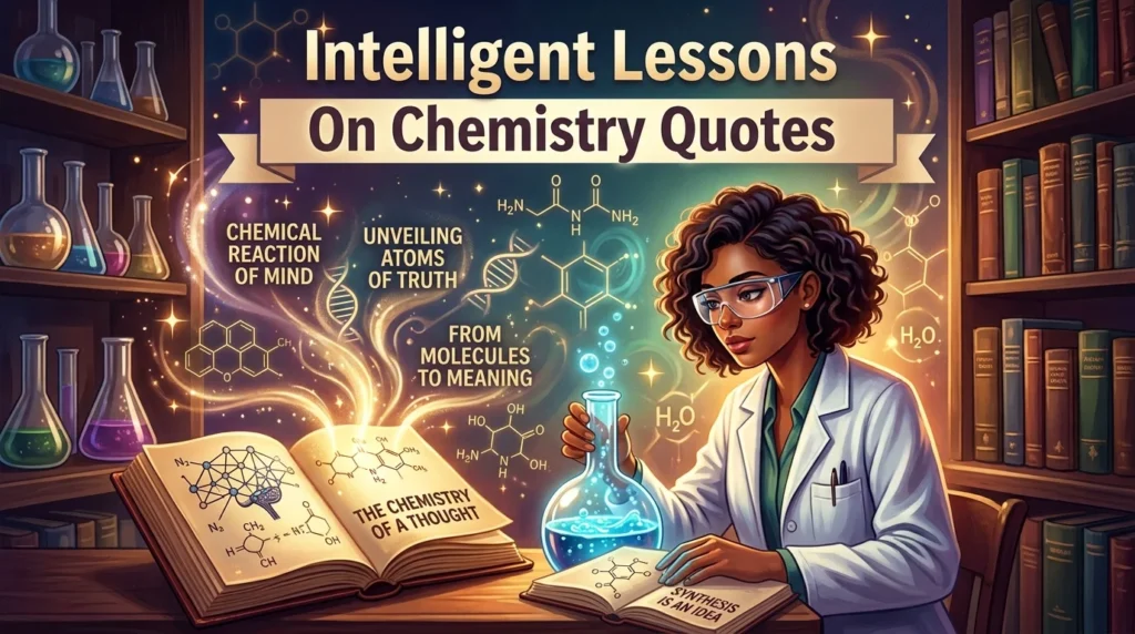 Intelligent Lessons On Chemistry Quotes