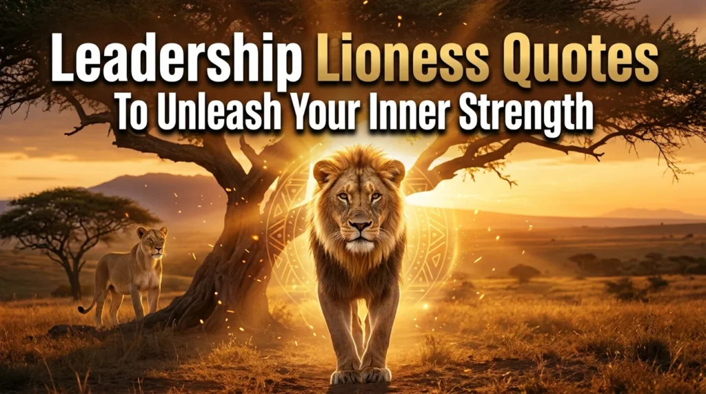 Leadership Lioness Quotes