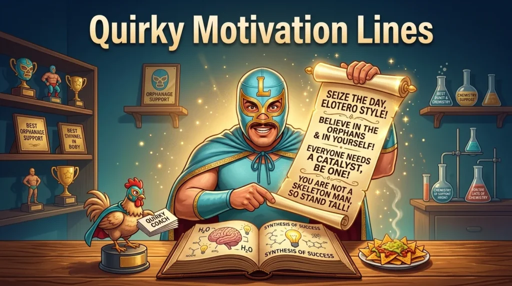 Quirky Motivation Lines